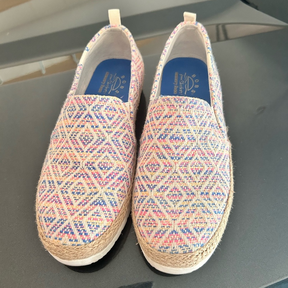 Skechers Women's Colorful Espadrille Slip-Ons - Picture 4 of 5